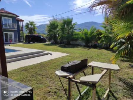 Villa Zum Verkauf Mit Pool In Dalyan Okçular Nachbarschaft