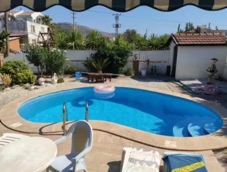 3 1 Villa Mit Pool In Dalaman Şerefler Nachbarschaft !!