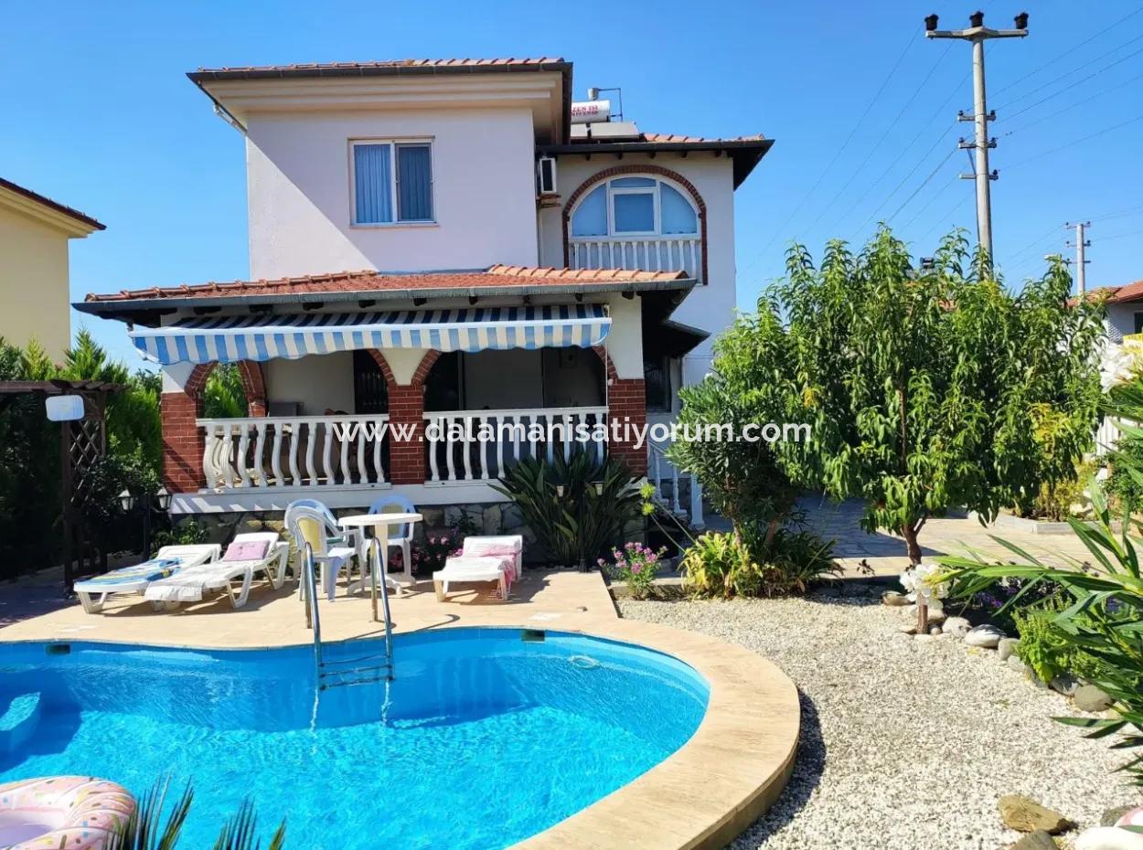 3 1 Villa With Pool In Dalaman Şerefler Neighborhood !!