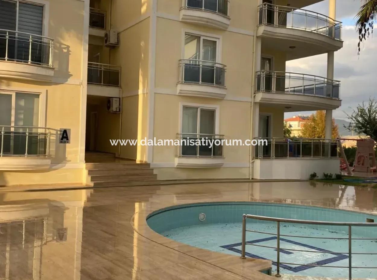 3 1 Apartment For Sale With Pool In Dalaman Hürriyet Neighborhood