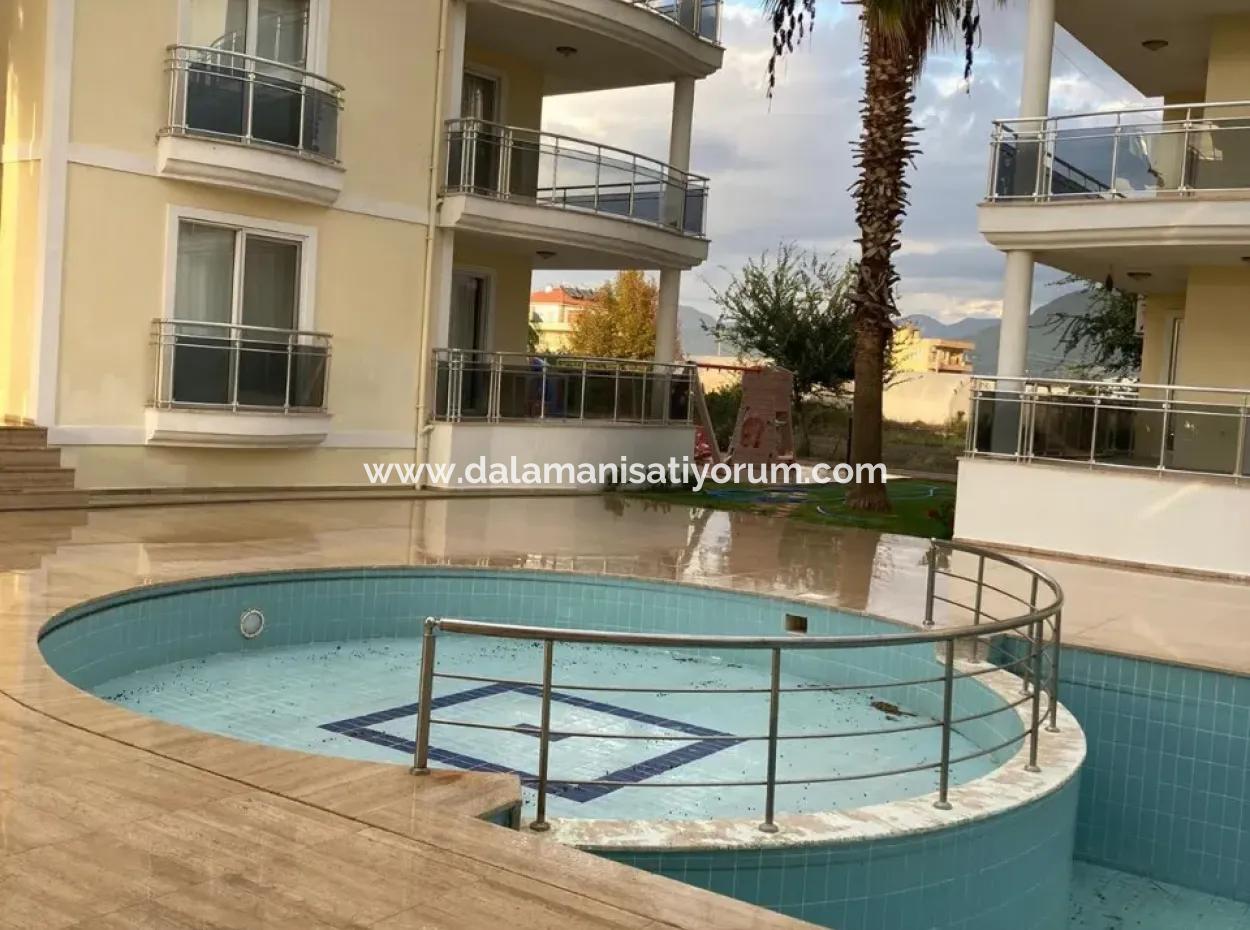 3 1 Apartment For Sale With Pool In Dalaman Hürriyet Neighborhood